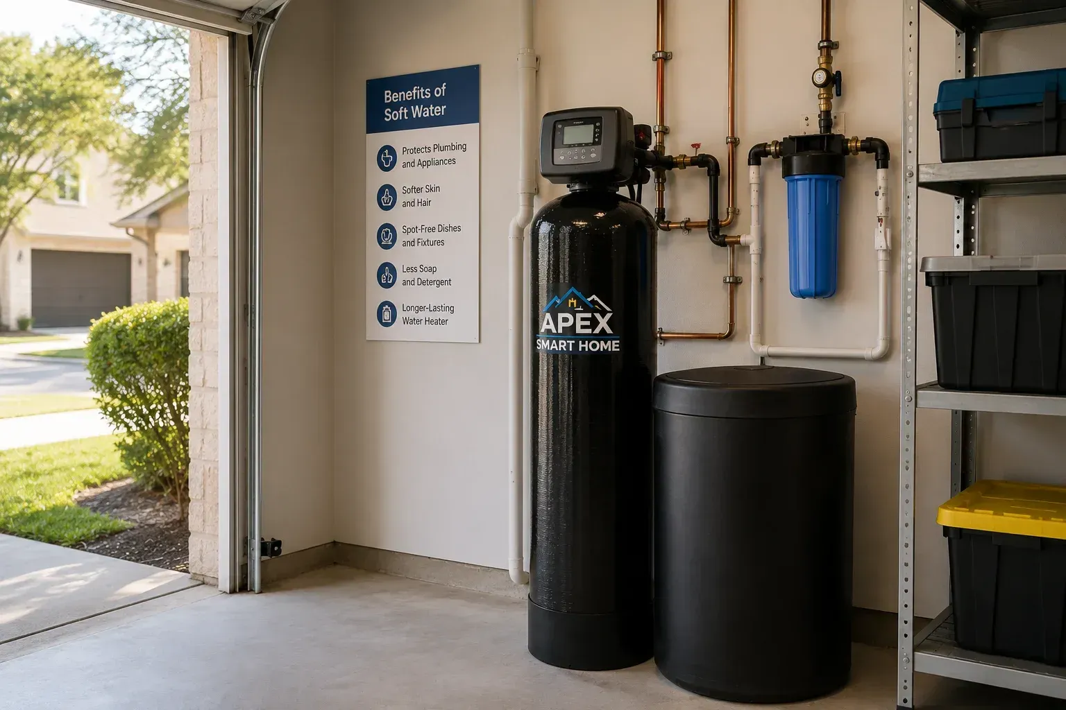 Find out what a whole-home water softener costs in San Antonio, TX, including system size, water har