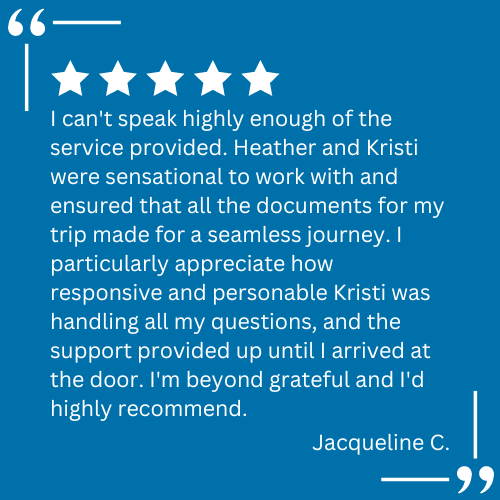 A client testimonial for pet relocation services provided by Continental Pet Relocation