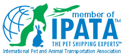 The logo for the international pet and animal transportation association