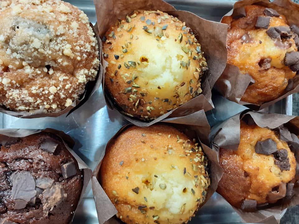 Muffin vaniglia e semi di papavero