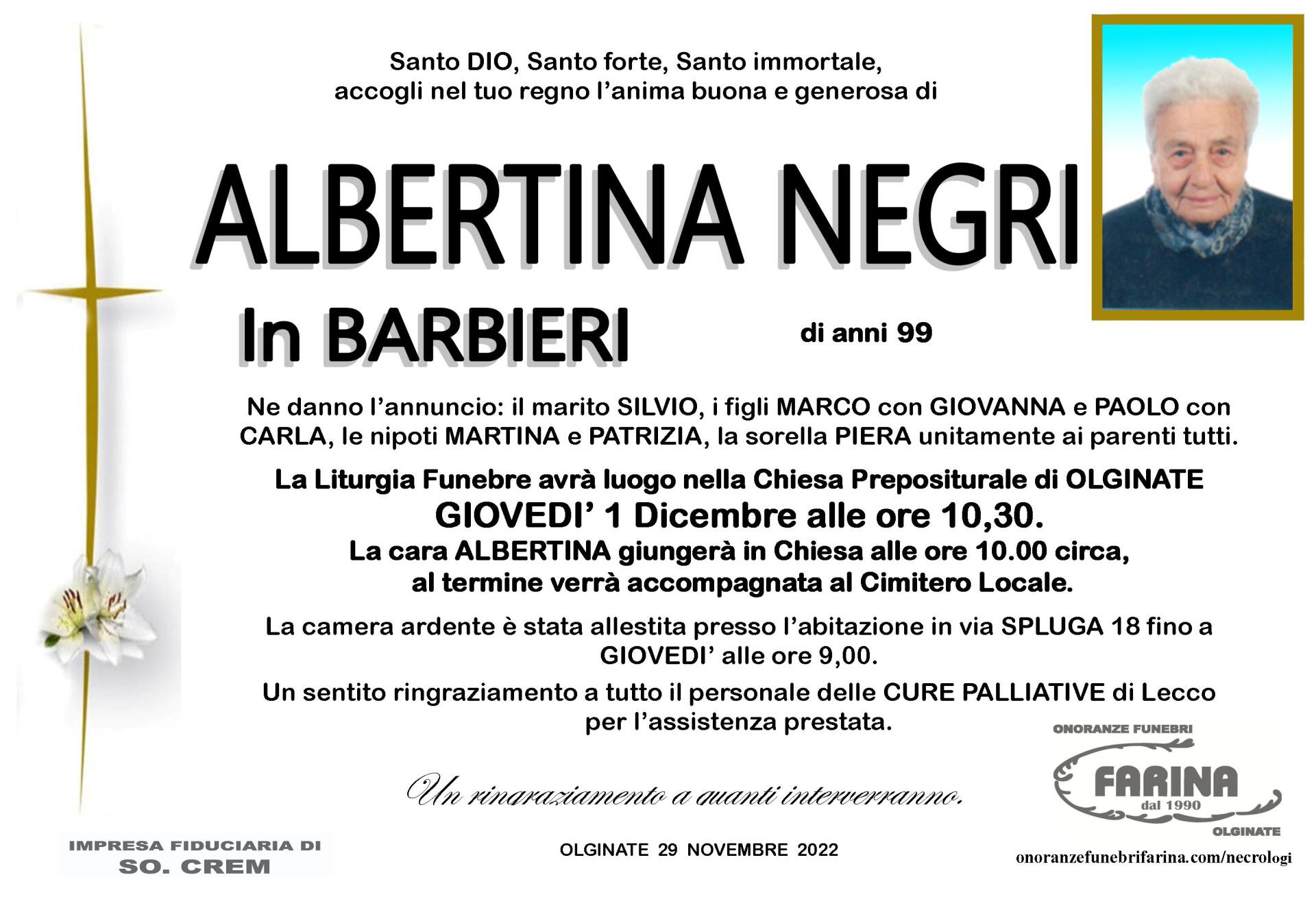 albertina negri