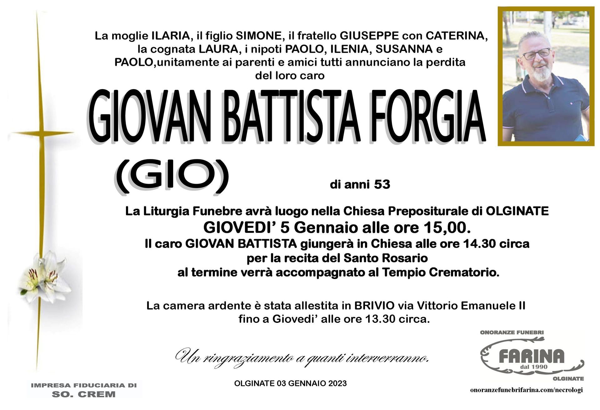 giovan battista forgia