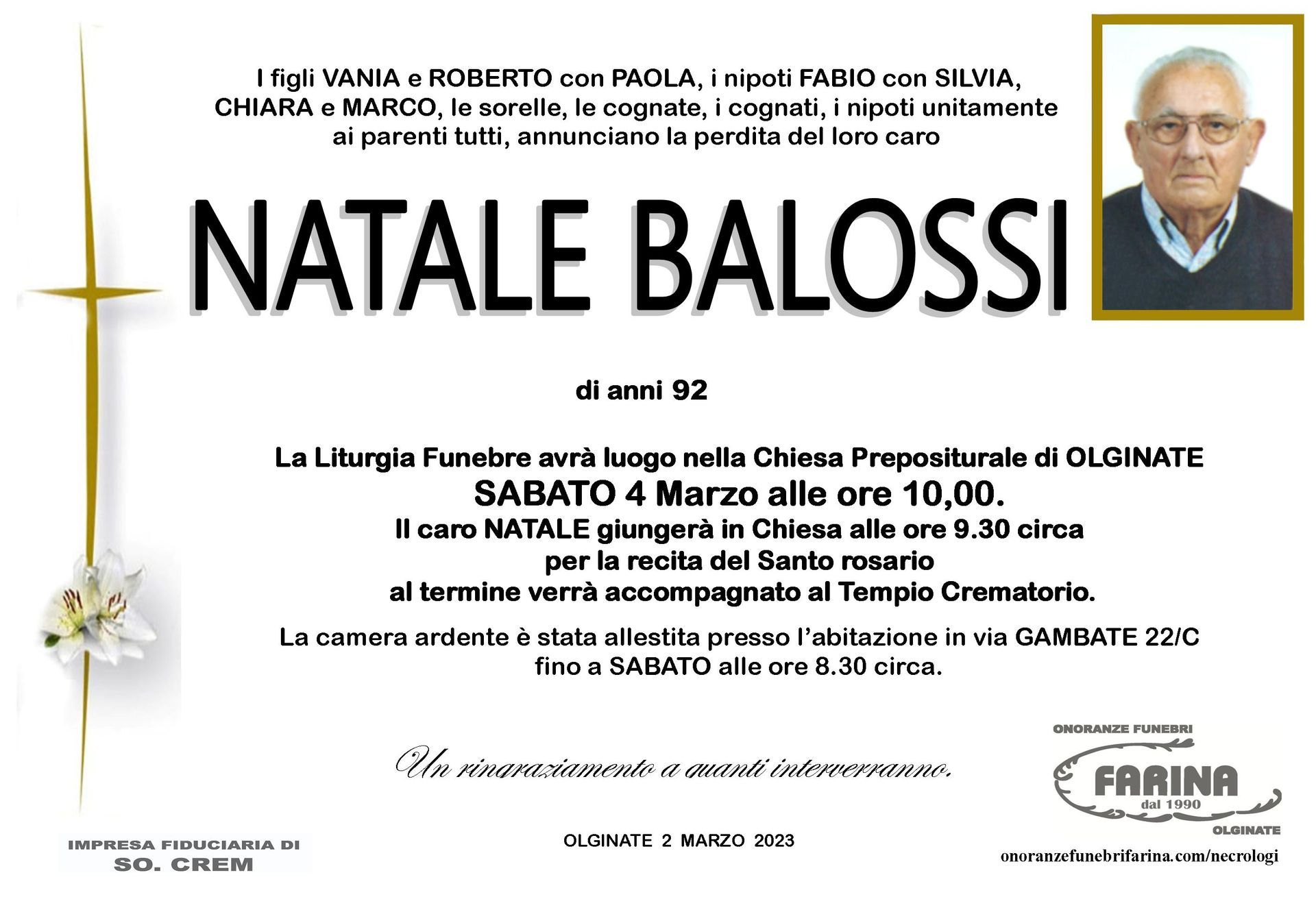natale balossi