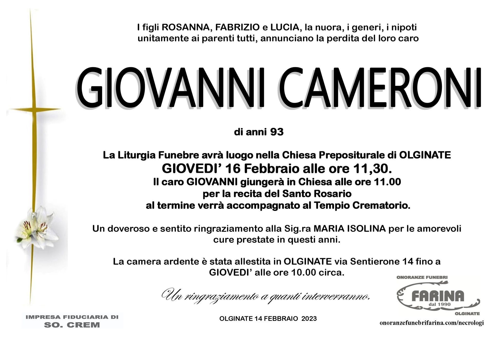 giovanni cameroni