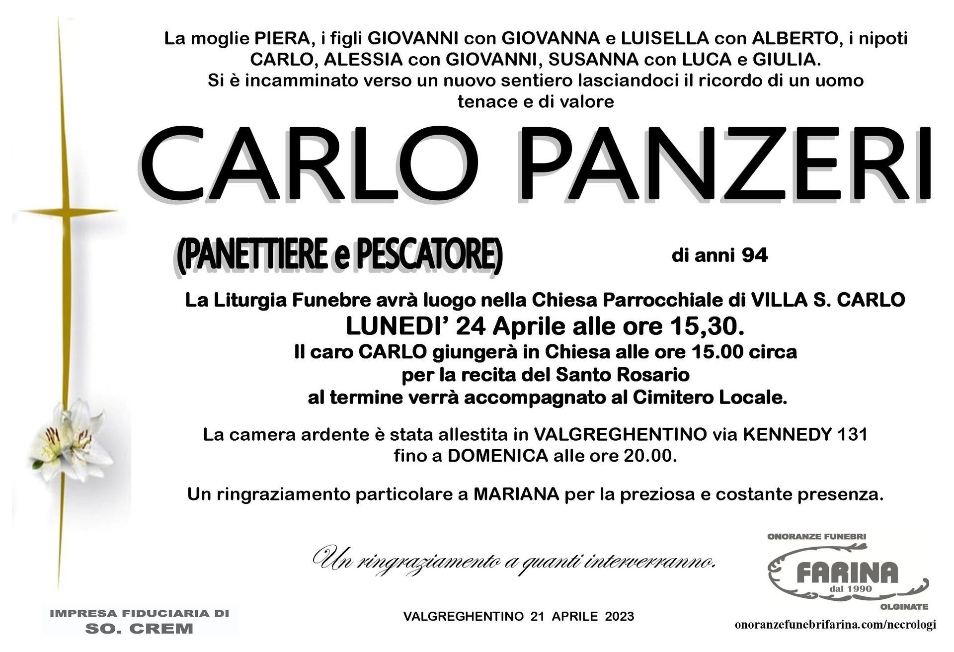 carlo panzeri