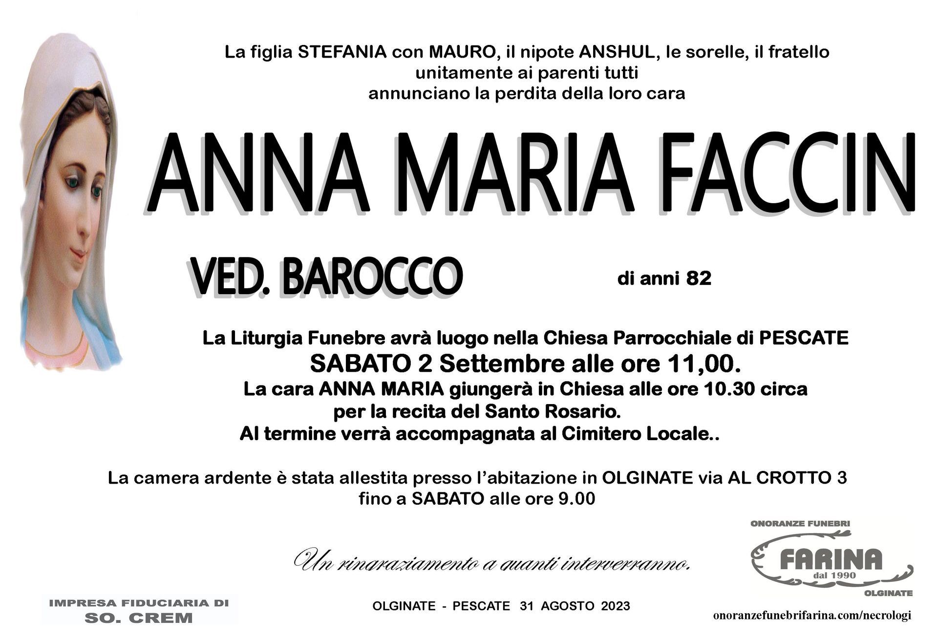 anna maria faccin
