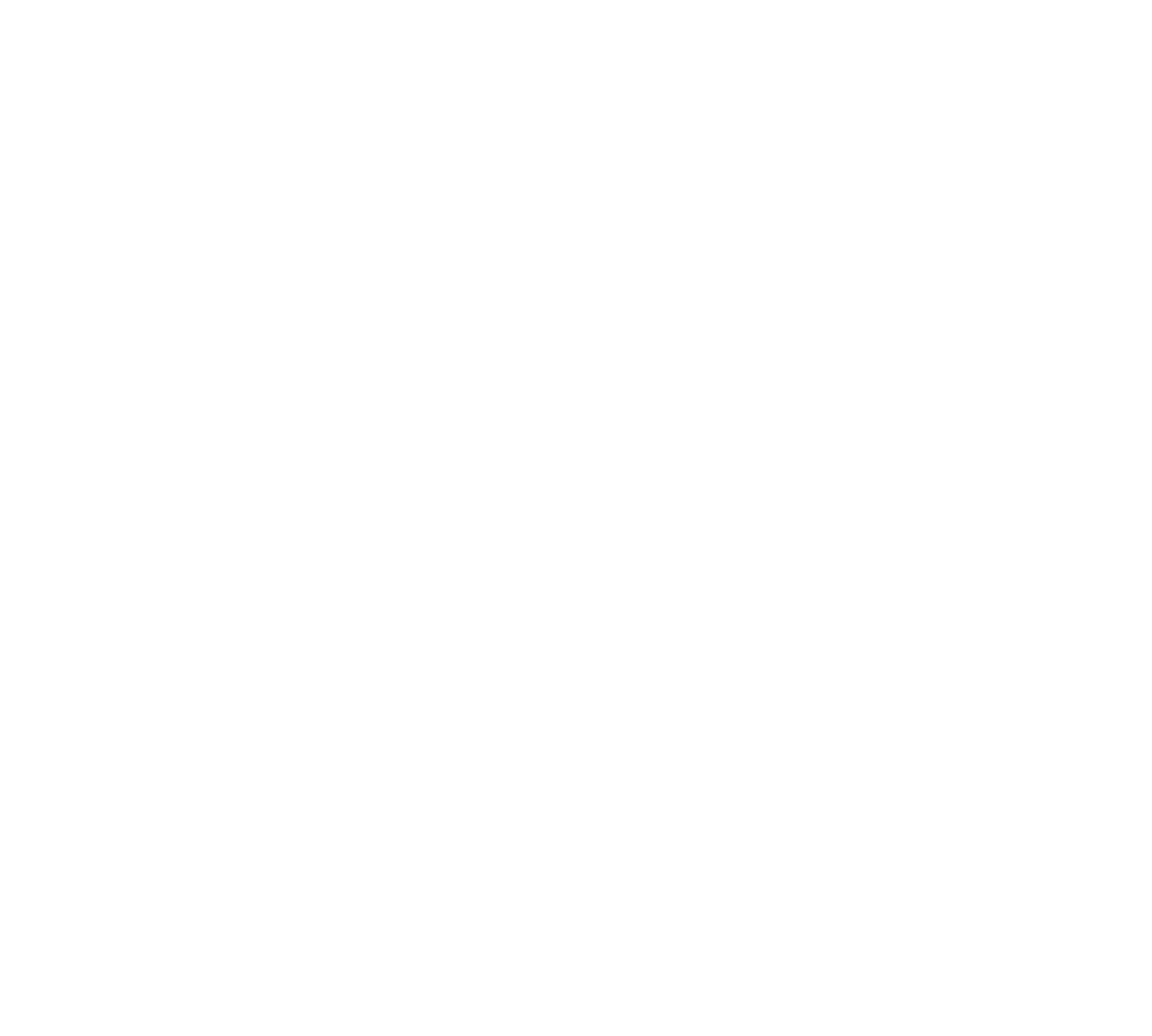 Black and white turkey with fanned tail feathers, over a house outline.