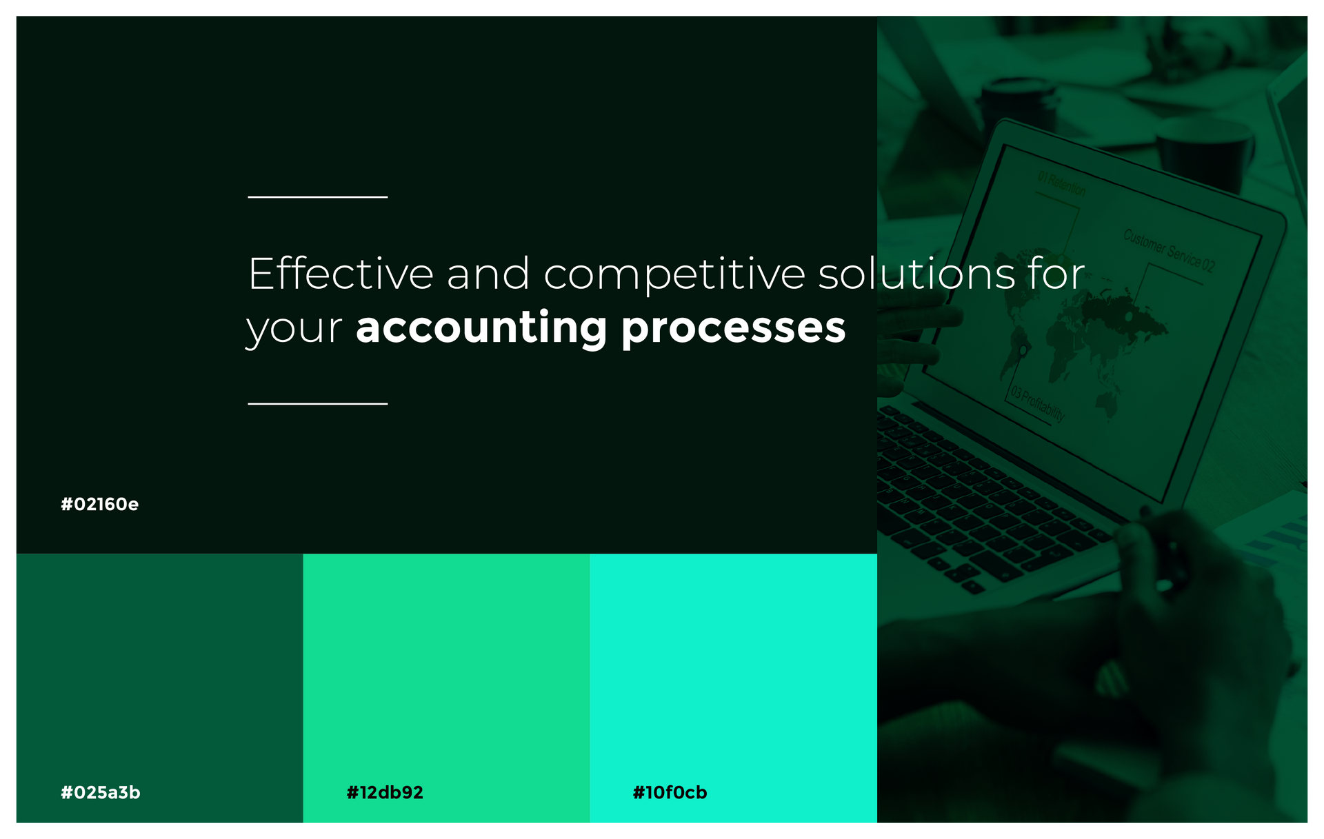 Green-themed slide with text: 