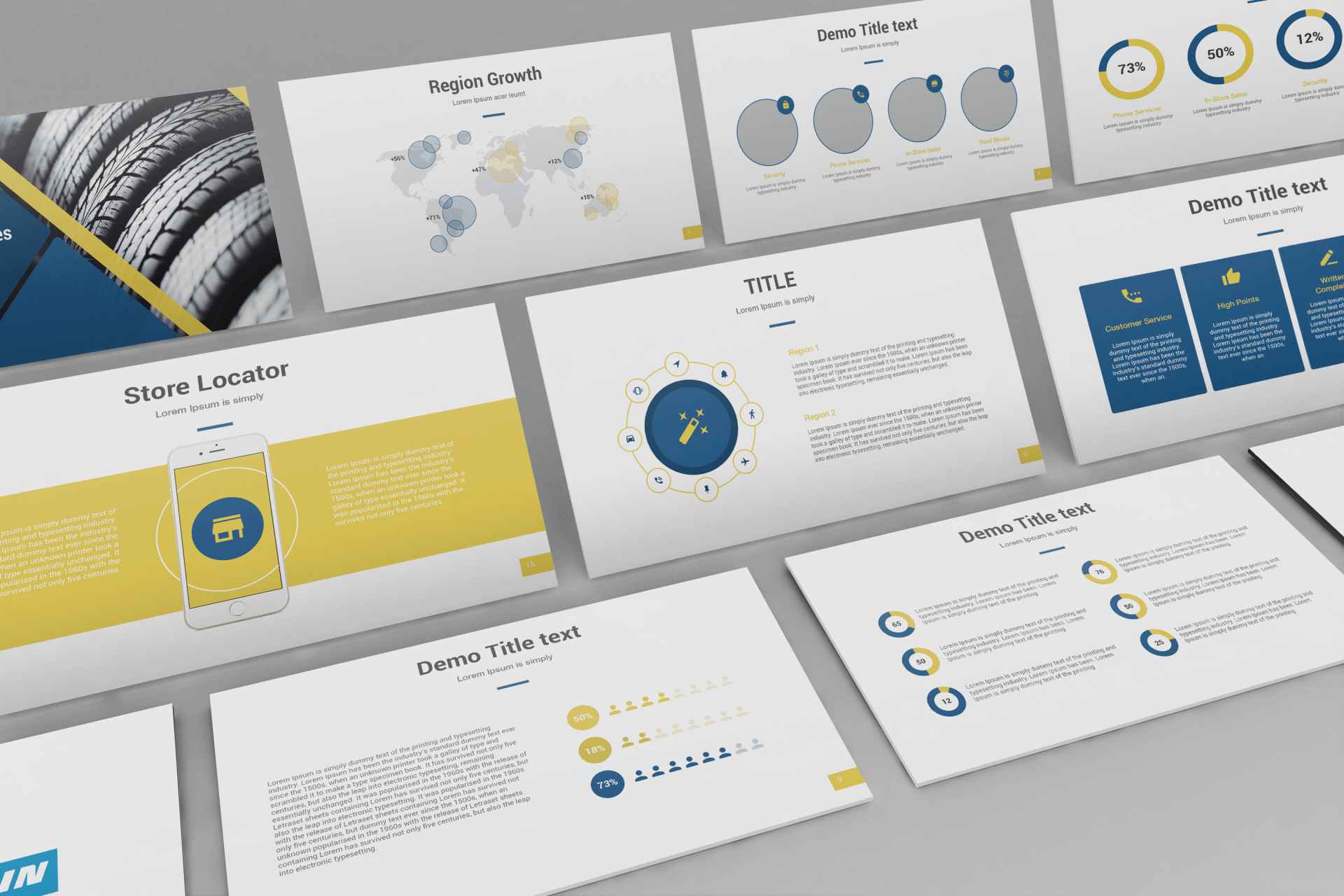 a bunch of slides are sitting on top of each other on a table .
