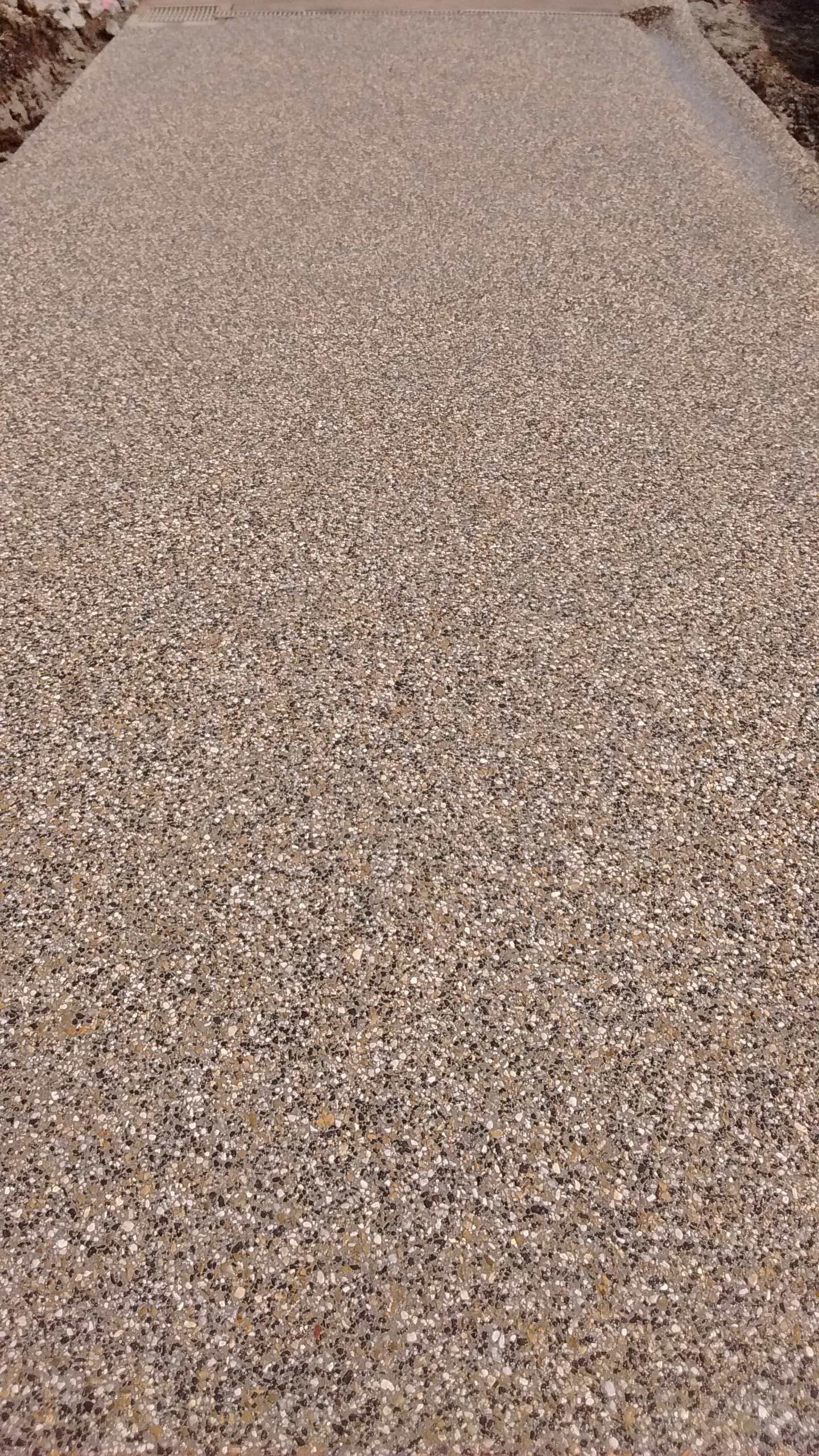 Colour Blue Quarts Brown Stone — Launceston, TAS — Kindred Concreting