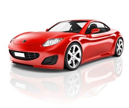 Red Car — Auto Glass Services in Wilmington, CA