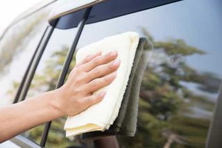 Cleaning Glass Car — Auto Glass Services in Wilmington, CA