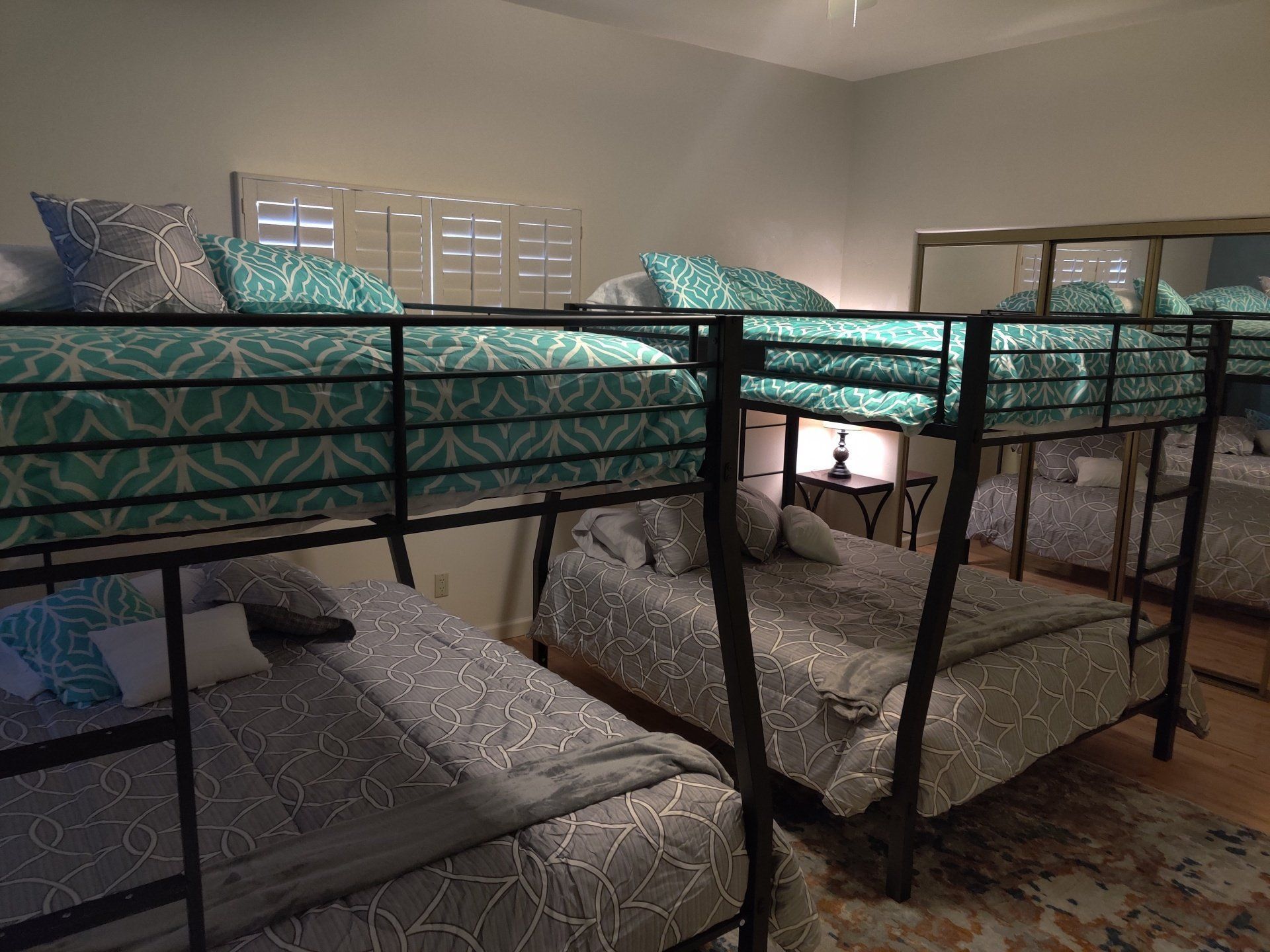 Green Bed Bunks