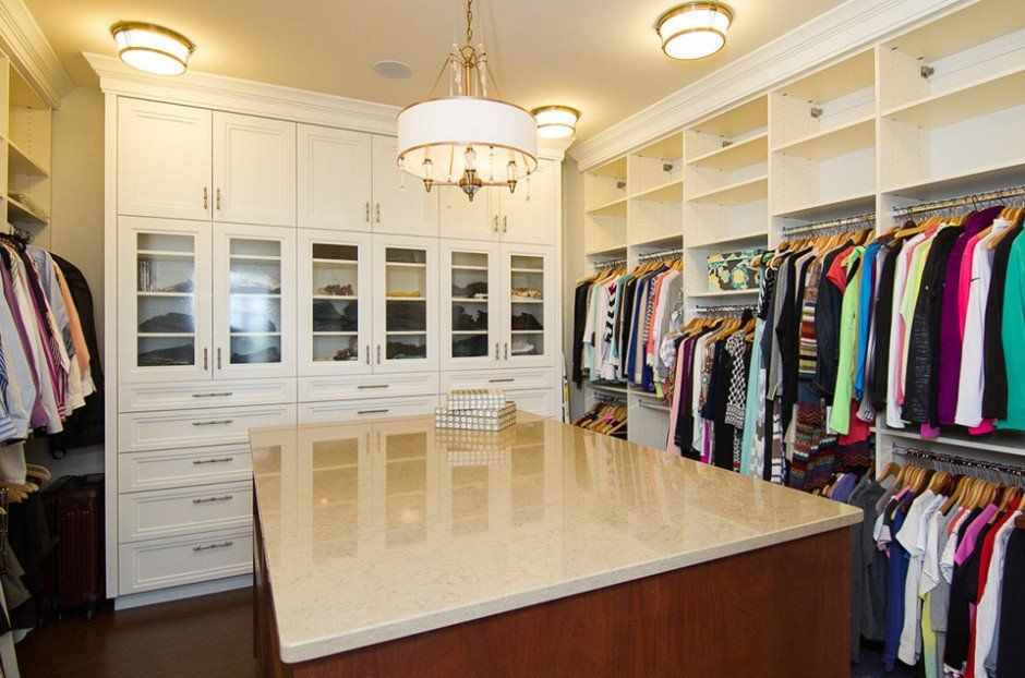 Living Space With Full Of Clothes | Maple Grove, MN | Boyd Custom Cabinets