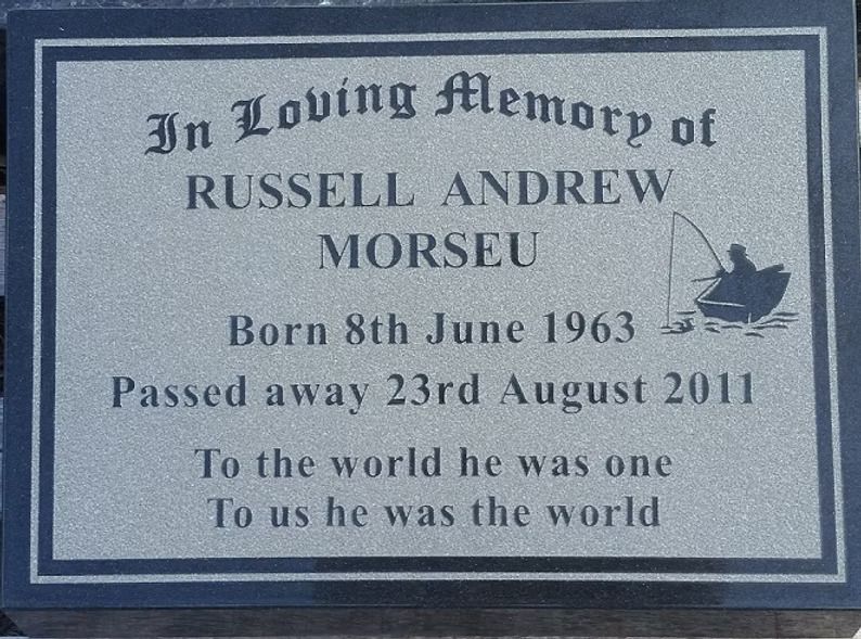 A Gravestone That Having a Lettering on It — Mackay Monumental Masons In Glenella, QLD