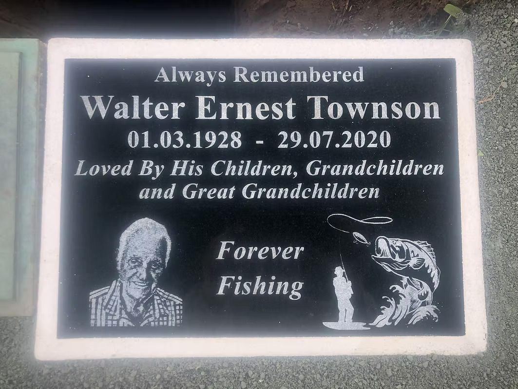 A Black and White Gravestone — Mackay Monumental Masons In Glenella, QLD