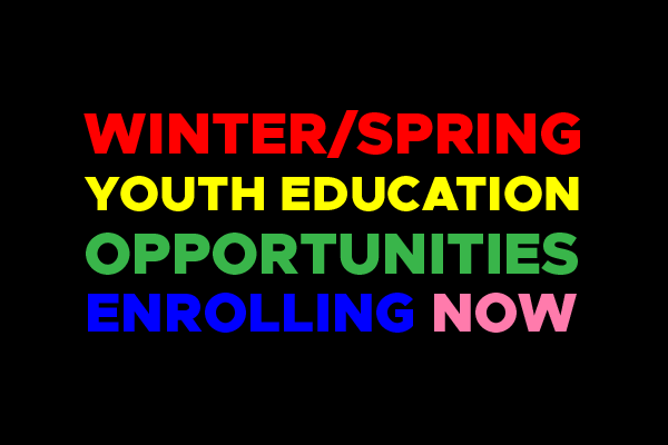 Text on black background: