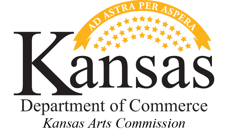 The kansas department of commerce kansas arts commission logo