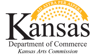 The kansas department of commerce kansas arts commission logo