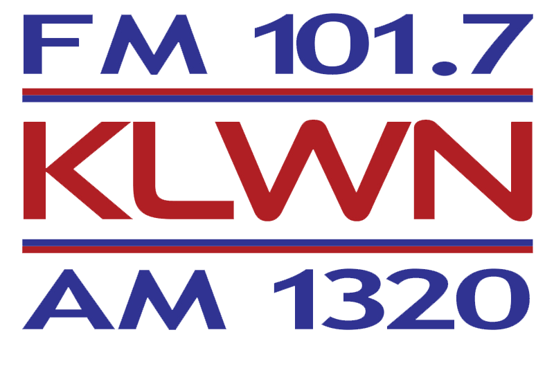 Logo for radio stations KLWN, featuring 