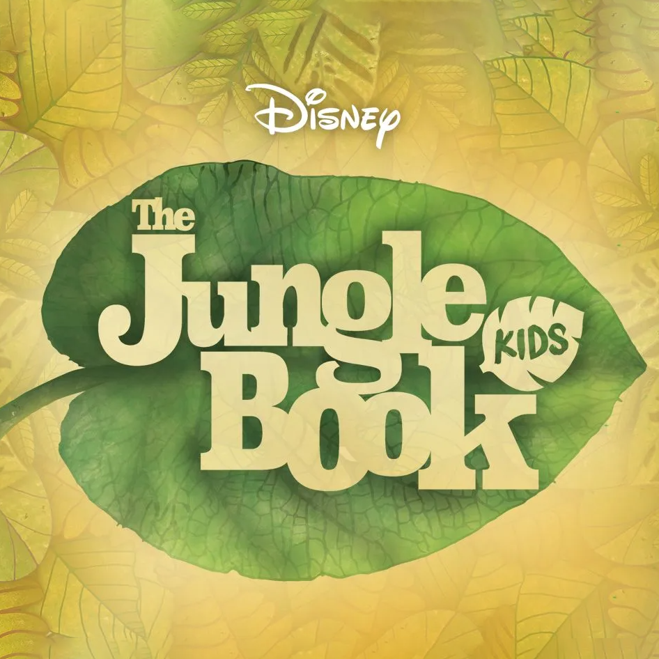 A disney logo for the jungle book kids