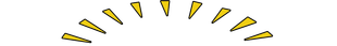 A circle of yellow lightning bolts on a white background.