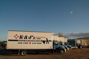 Movers Truck White — Albuquerque, NM — K & J'Z Moving Services