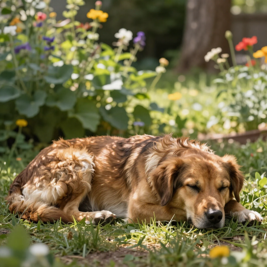 Ontspannen hond