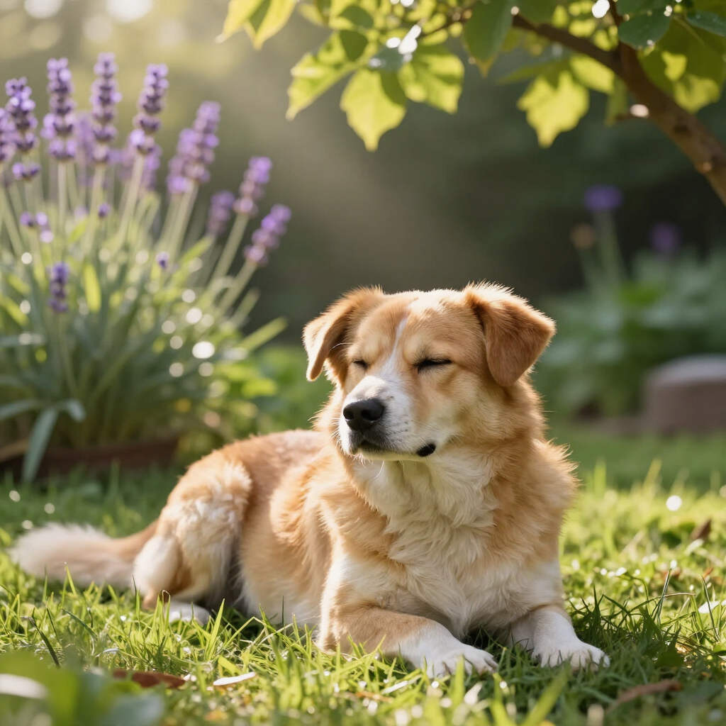 Ontspannen hond