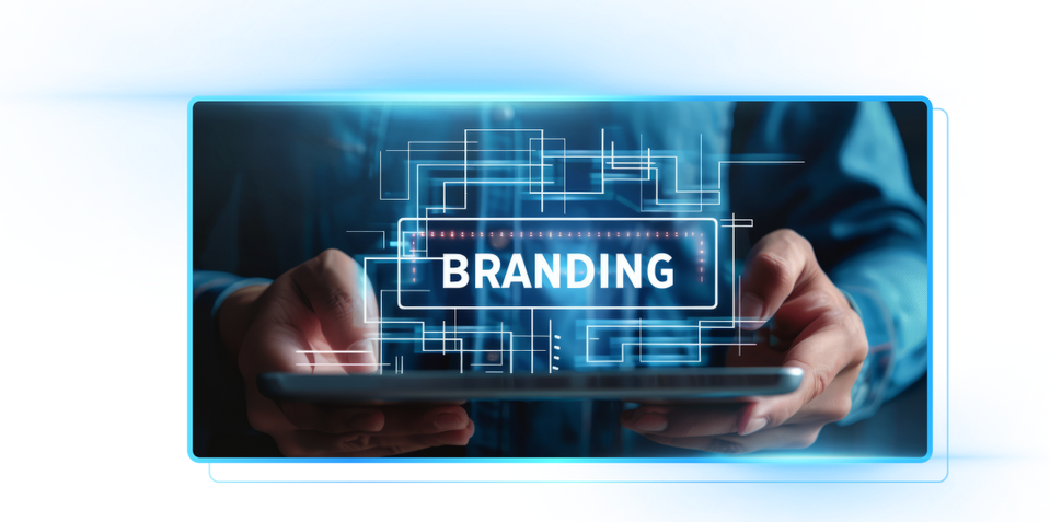 Person holding a tablet with 