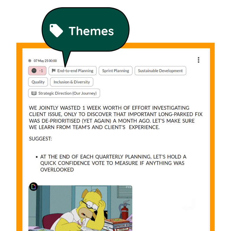 How to apply themes to employee feedback | Neelix Platform
