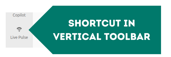 Live Pulse shortcut in Microsoft Teams