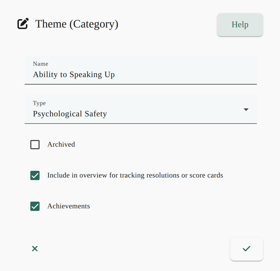 How to edit employee feedback themes and categories | Neelix Platform