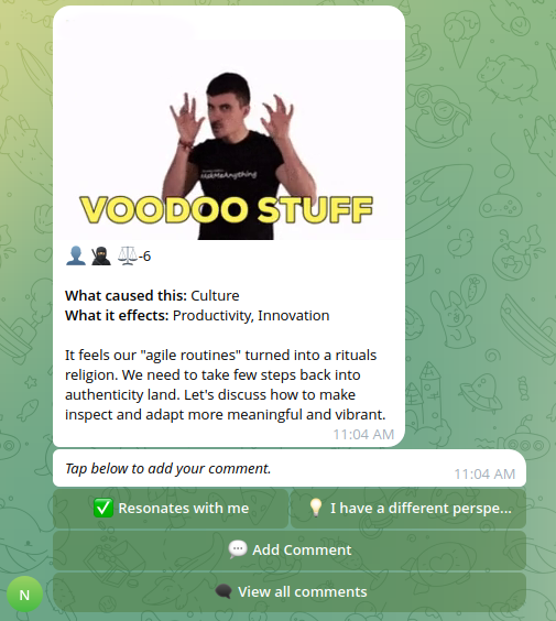 Neelix to Telegram integration
