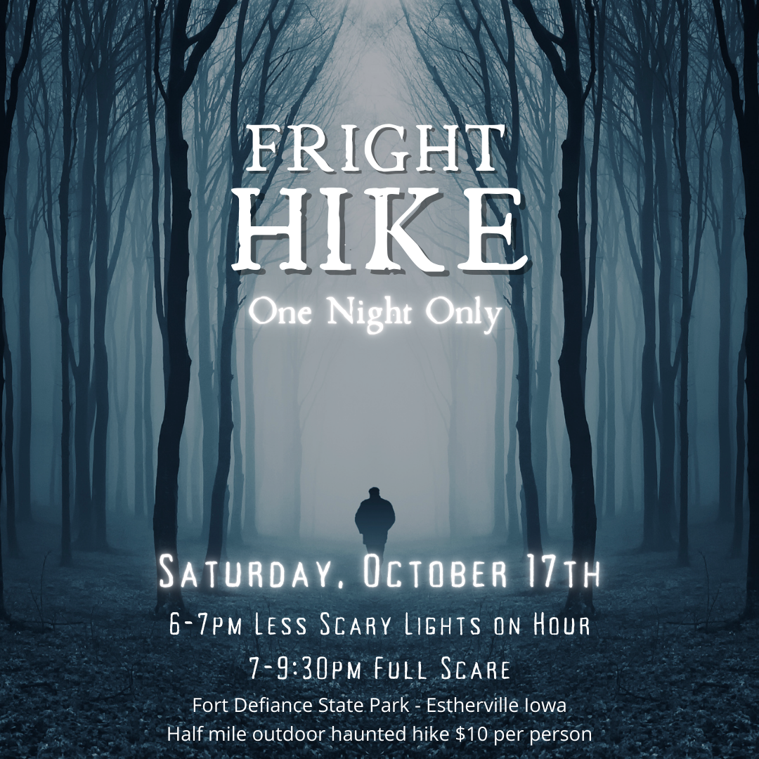 A poster for a fright hike