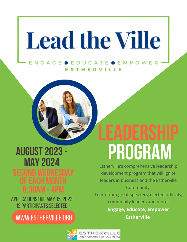 A flyer for a lead the ville leadership program