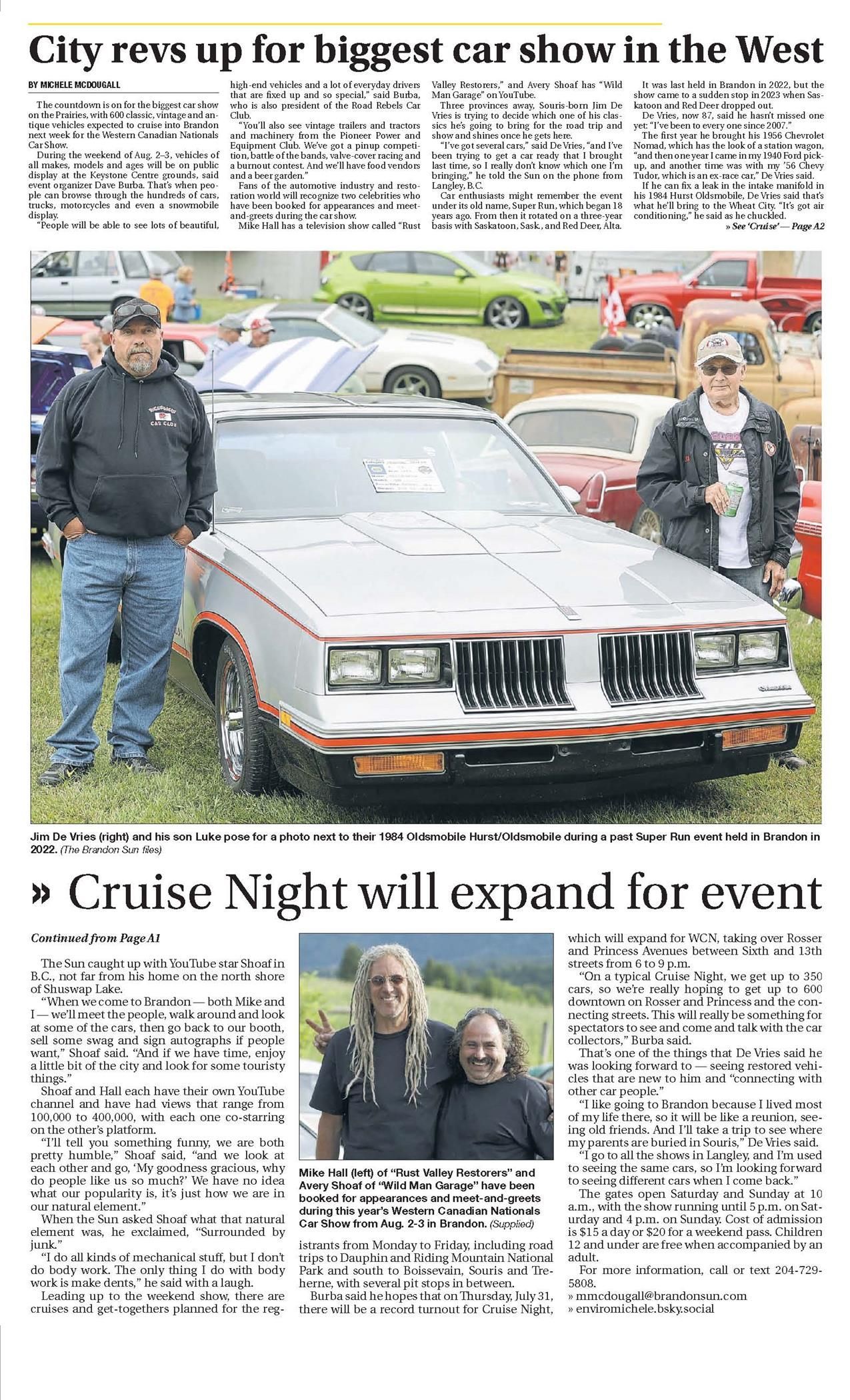 Brandon Sun Article July 23, 2025