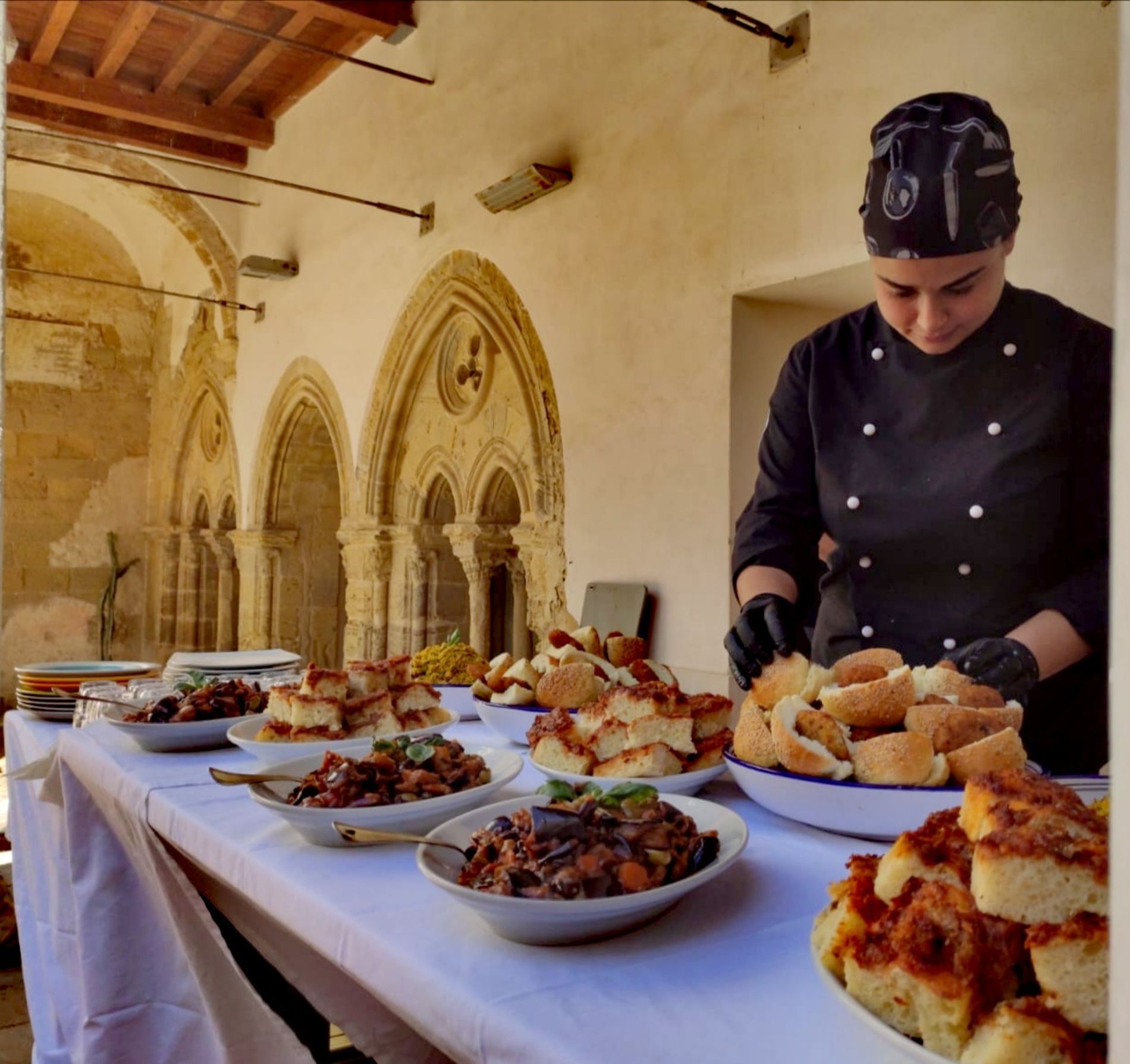 preparazione di piatti tradizionali
