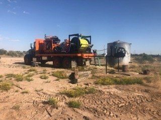 Worker Restoring Well – Buckeye, AZ – Western Drilling