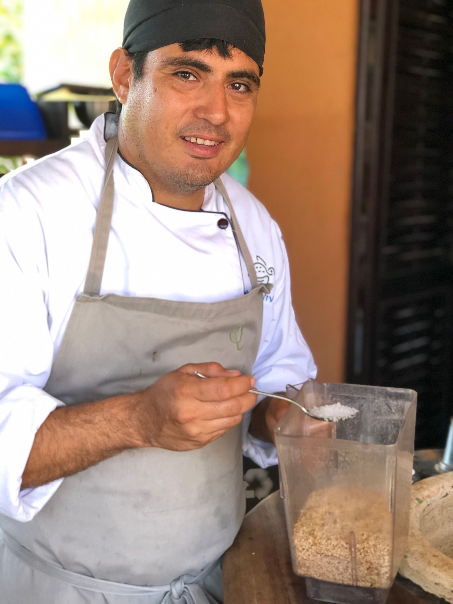 From the Sesame Fields at Playa Viva