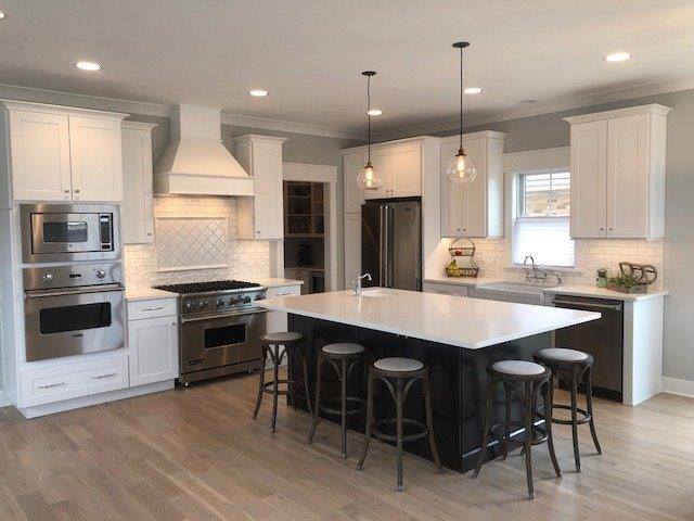 Modern Kitchen With New Cabinets — Springfield, IL — Cabinetland of Springfield