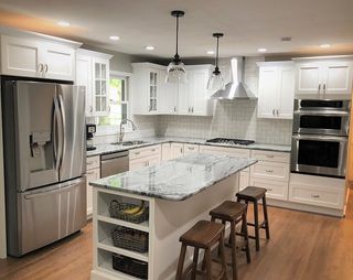 Marble Kitchen Countertops — Springfield, IL — Cabinetland of Springfield