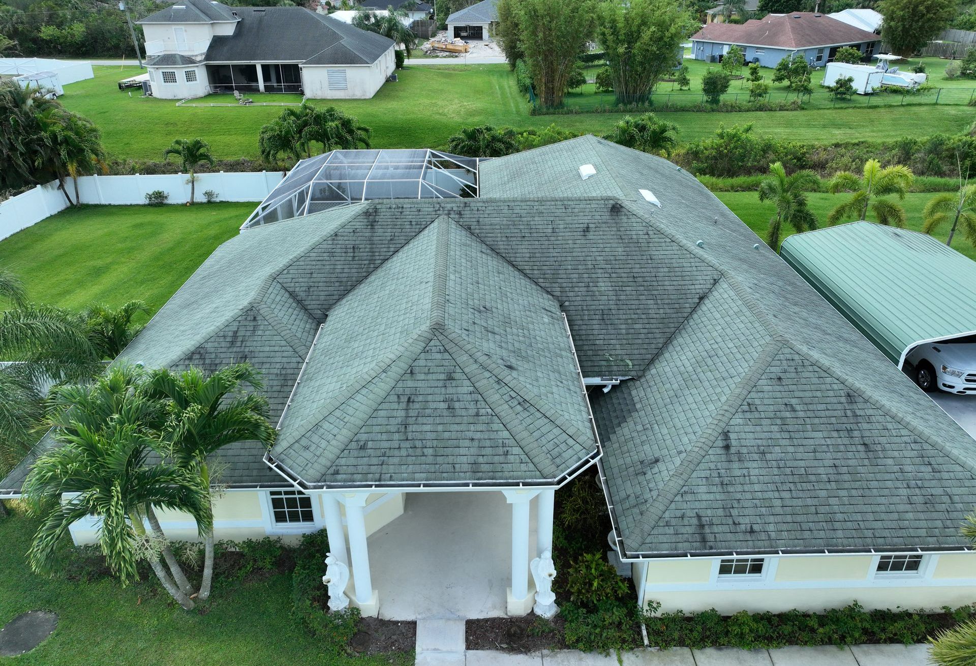 Shingles roof before — Port St. Lucie, FL — Dura Guard Roofing