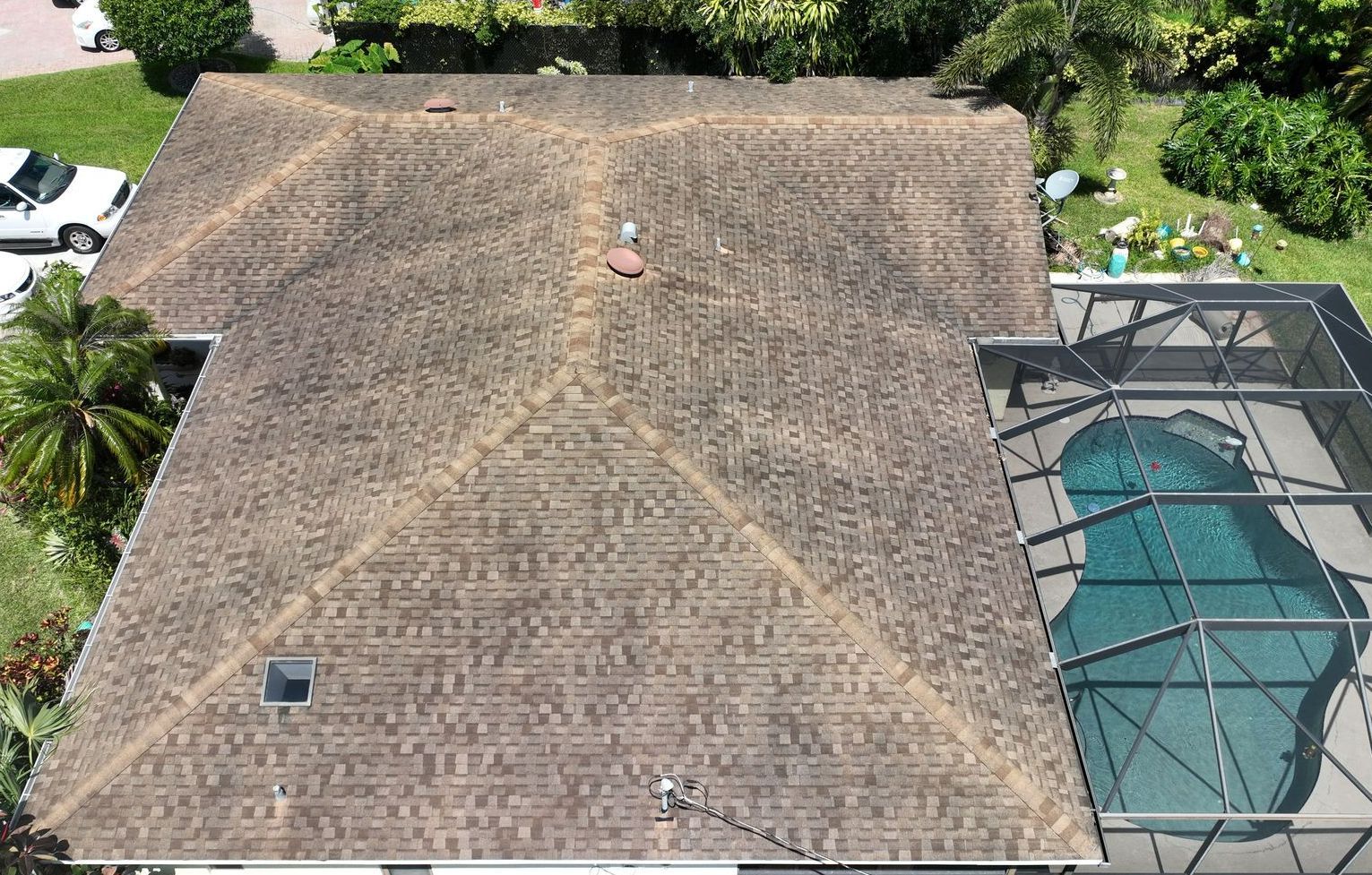 Metal roof before — Port St. Lucie, FL — Dura Guard Roofing