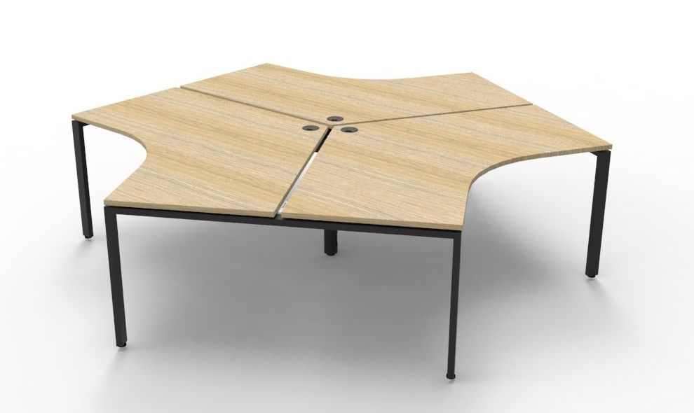 p-end desk white