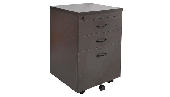 2 drawer 1 file mobile pedestal ironstone