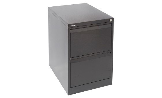 2 drawer metal filing cabinet black ripple