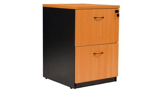 2 drawer filing cabinet beech