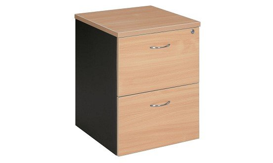 2 drawer pedestal file cabinet