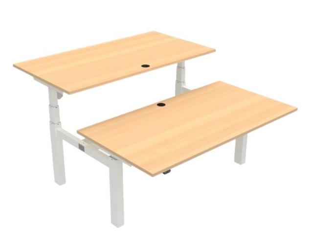 501-88 dual rectangular sit-stand desk